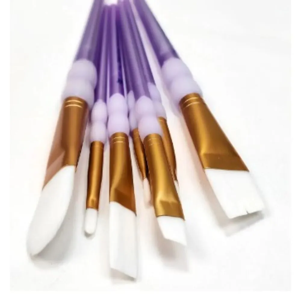 Art Choice 15 PC SET ART ARTIST BRUSHES MEDIUM WHITE TAKLON